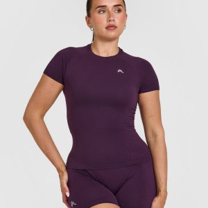 Go To Seamless Fitted Top Blackberry Purple