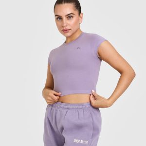 Cotton Icon Baby T-Shirt Soft Purple