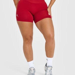 Effortless Seamless Shorts Toasted Red