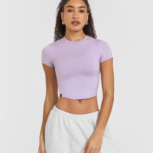 Mellow™ Soft Mid Short Sleeve T-Shirt Wisteria Purple