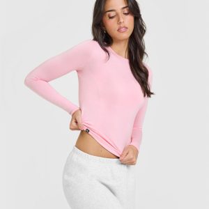 Mellow™ Soft Long Sleeve Top Petal Pink