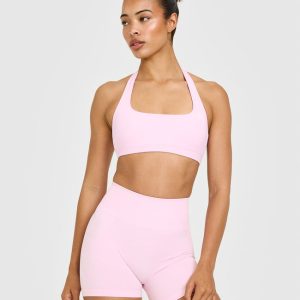 EasyLift™ Halter Bralette Chalk Pink